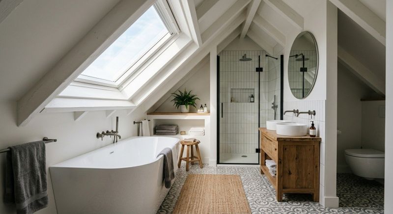 Attic Bathroom Remodeling in Nashville, TN